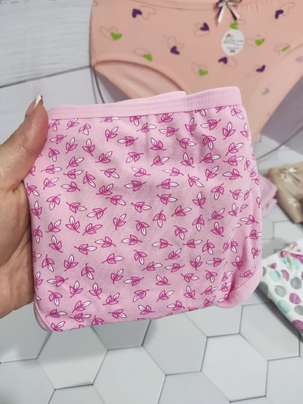 شورت نخی طرح دار برند DE FLORE